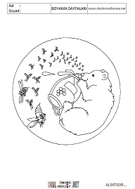 Mandala boyama sayfaları